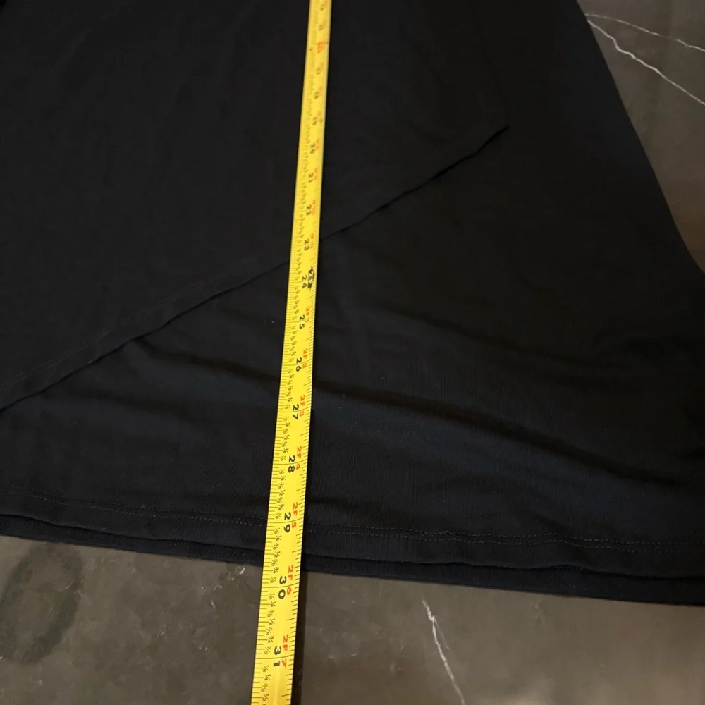 Eileen Fisher Women’s Black C/L Faux Wrap Skirt Size Large - Picture 9 of 9